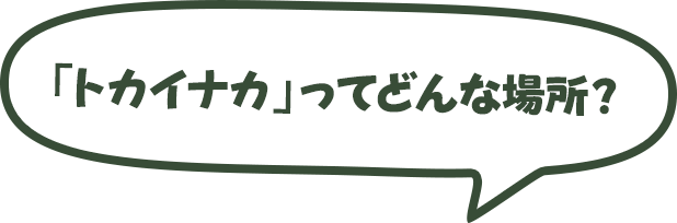 トカイナカってどんな場所？